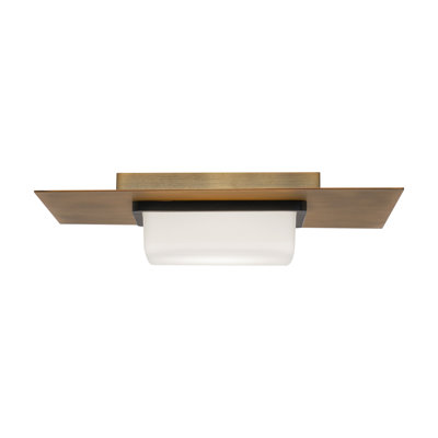 Double Decker Glass LED Flush Mount