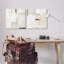 «Neutral Rectangles Mauve Effect 2 PC», ensemble d'art sur toile par June Erica Vess-120774340