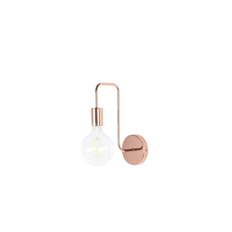 Salazar Aluminium Armed Sconce, Copper