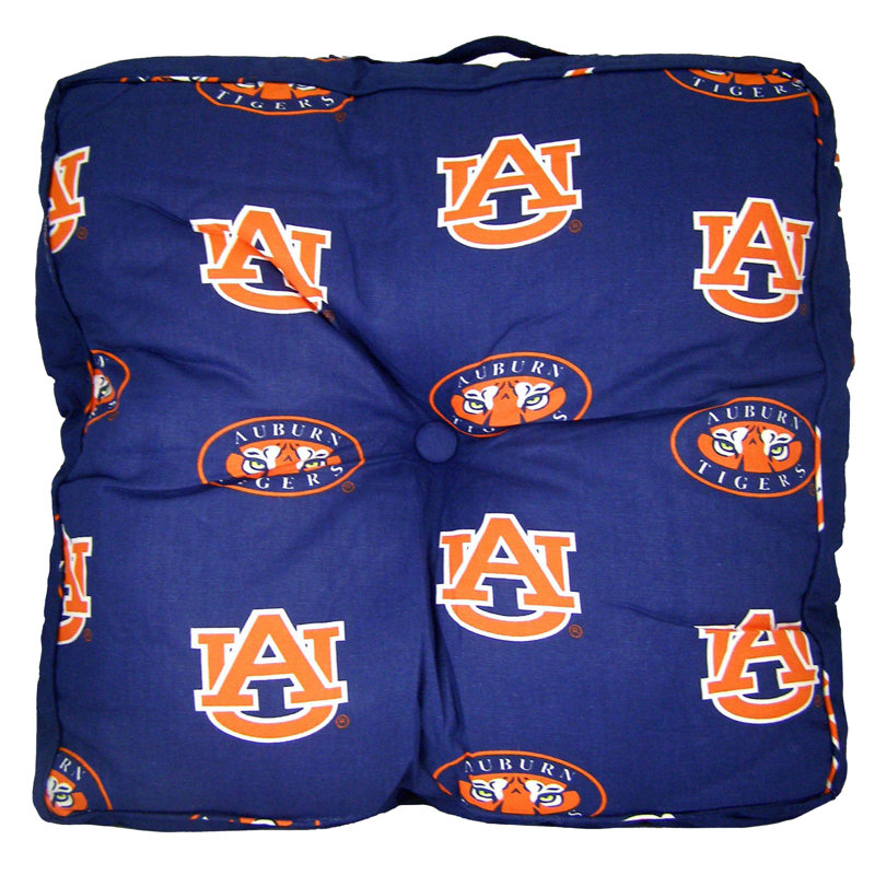 NCAA Cotton Reversible Throw Pillow, Auburn