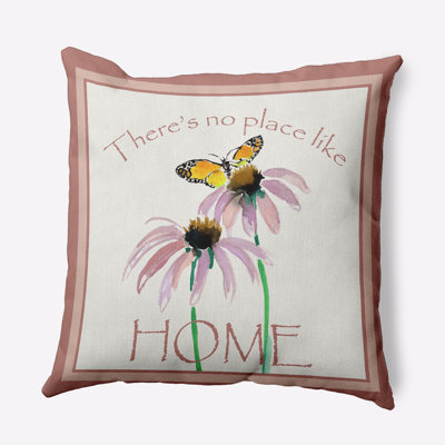 Coussin décoratif Il n'y a pas de place comme à la maison pwn1629or23