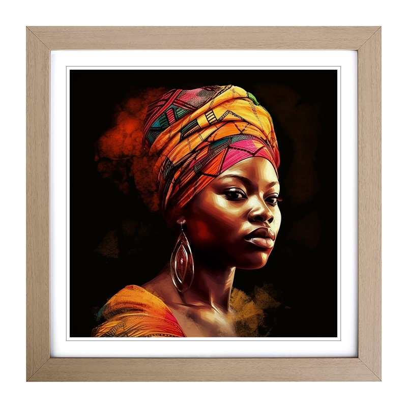 Single Picture Frame Print on Wood, Oak