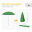 Arlmont & Co. Arc. Parasol de plage 6 pi avec sac de transport inclinable réglable pour l'extérieur-1097125382