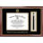 Evyonne Brown Wood Embossed Shadow Box Picture Frame with Mat