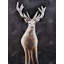 Lonely Deer - Rustic Holidays, reproduction encadrée mat pour la décoration