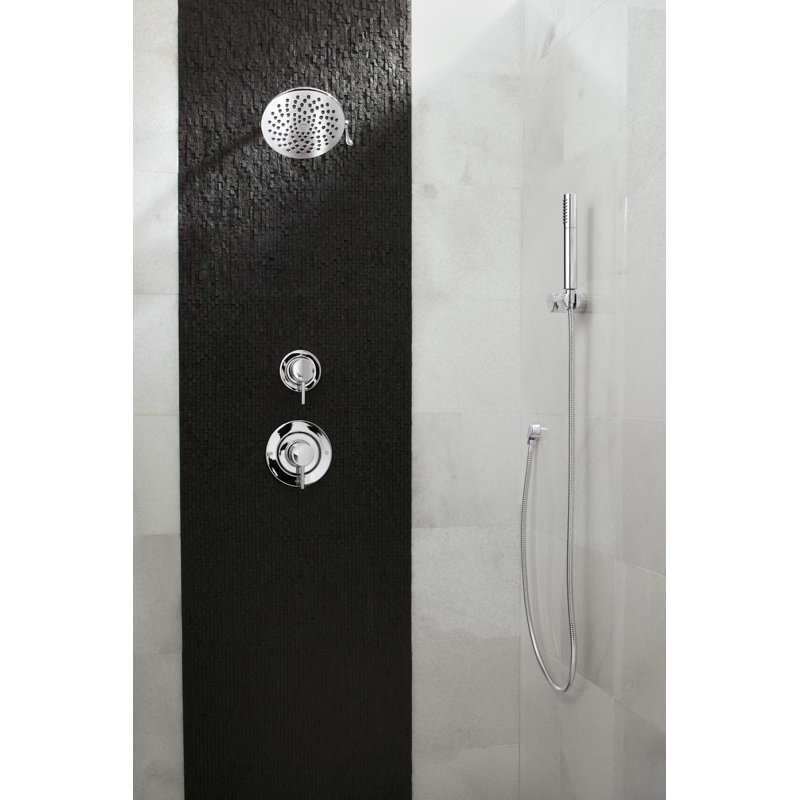 Ensemble de garniture de poignée de baignoire et douche Posi-Temp Moen Align, valve requise, Chrome