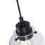 Juliann 1-Light Modern Dimmable Single Bell Pendant Light with Clear Glass Shade-1936815789