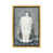 Toile avec cadre or