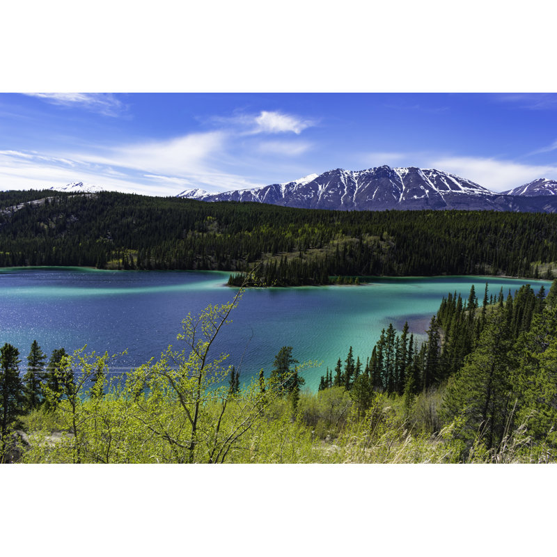 Oscarville Emerald Lake - Wrapped Canvas Print, 30cm H x 46cm W x 3.8cm D