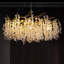  Lustre suspendu Bethany Elliptic Gold Branches & Falling Leaves | Design naturel