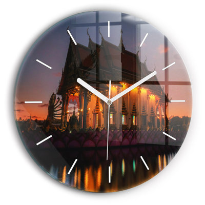 Glass Wall Clock