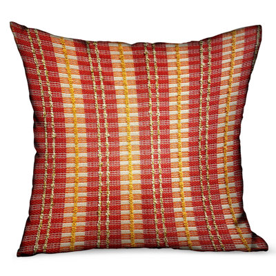 Cherry Tassel Lumbar Indoor/Outdoor Pillow Cover & Insert