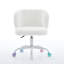 Chaise de bureau pivotante réglable avec base en métal-1633003444
