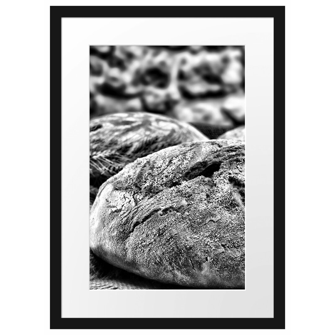 Gerahmtes Poster Frisch gebackenes Brot