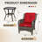 2 - Person Patio Conversation Set with Cushions-1780835146