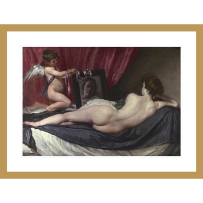 The Toilet of Venus (The Rokeby Venus) by Diego Velázquez -Framed Giclee Print
