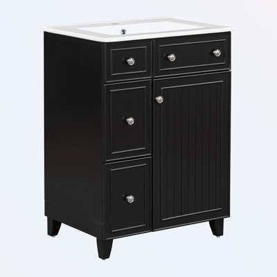 Bathroom Vanity Cabinet with Ceramic Sink
