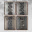 «Stacked Halos I», ensemble de 4 reproductions encadrées-1390800345-1390800346