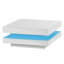 Table basse à DEL ultra-brillante de conception minimaliste, table centrale carrée à 2 niveaux pour salon moderne, 31,5 po x 31,5 po x 14,2 po-1751047416