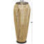Vase en osier naturel Cole and Grey-1243814413