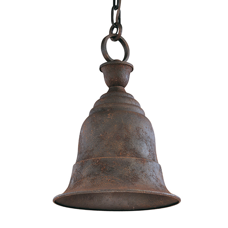 Luminaire suspendu d'extérieur à 15 lumières H 1,5 po Wadley Centennial Rust, Culot moyen