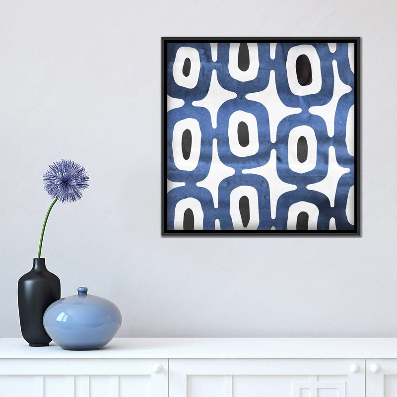 « mezzanine i », impression sur toile, H 37 po x l 37 po x P 1,5 po, Toile avec cadre noir, Pas de tapis