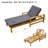 Modern Acacia Wood Outdoor Chaise Lounge With Adjustable Backrest And Deep Cushions, Patio Sunbathing Recliner Chair-1909417937