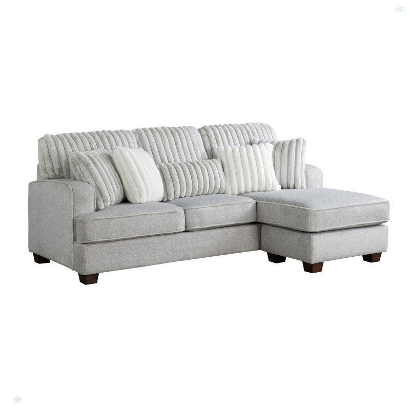 Coussins réversibles Modern, Gris