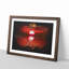 Red And Orange Sunset Above The Sea - Single Picture Frame Print on MDF-56866139-56866141