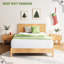 Matelas à ressorts ensachés plein moyen, ressorts ensachés indépendants, confortable et respirant, assemblage rapide