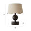 Coelho Metal Table Lamp