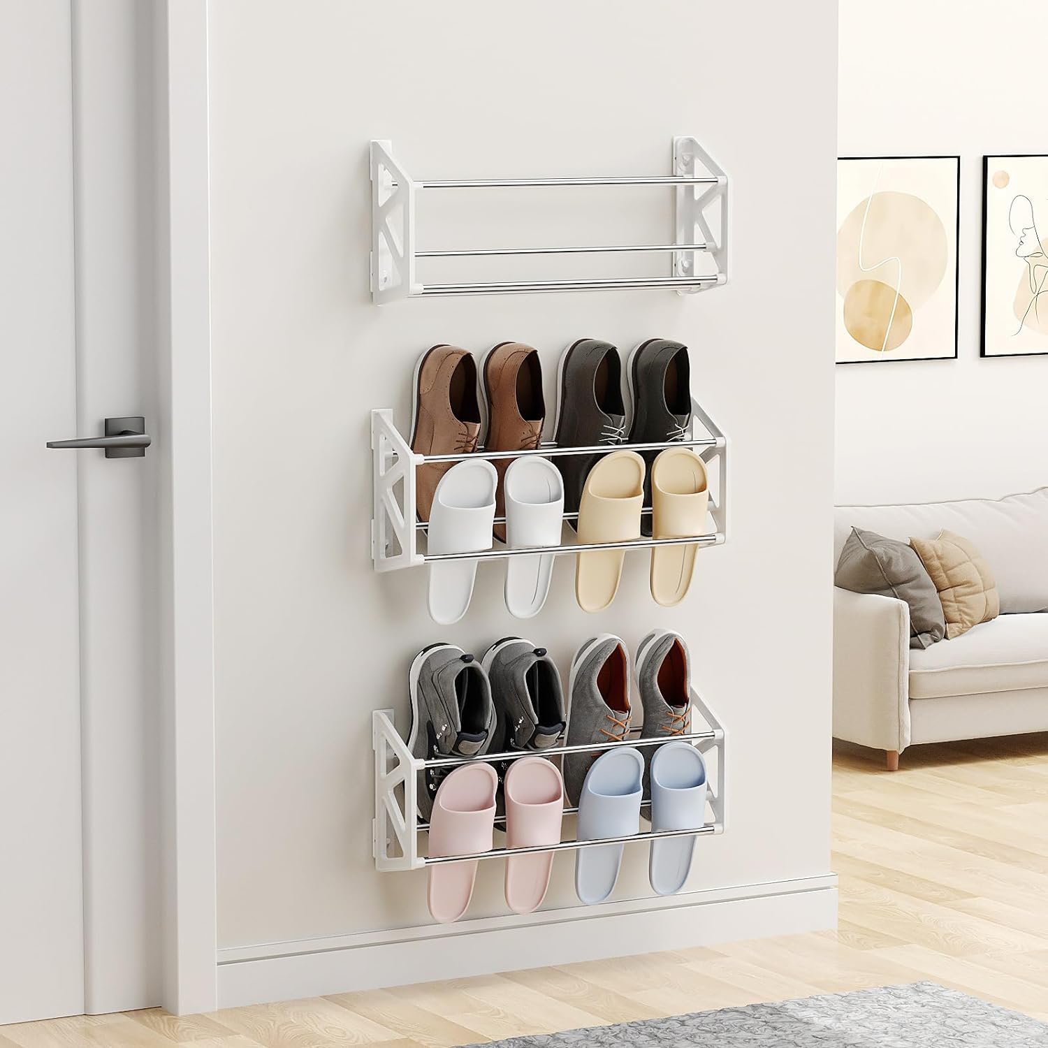 Ivy Bronx 12 Pair Shoe Rack | Wayfair