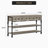 53" Console Sofa Table, Entryway Table With 3 Drawers, 3 Tier Behind Couch Table-1453933406