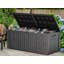 Boîte de rangement verrouillable 150 gallons, durable et résistante aux intempéries