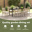6 - Person Patio Dining Set with Rectangular Table-551312407