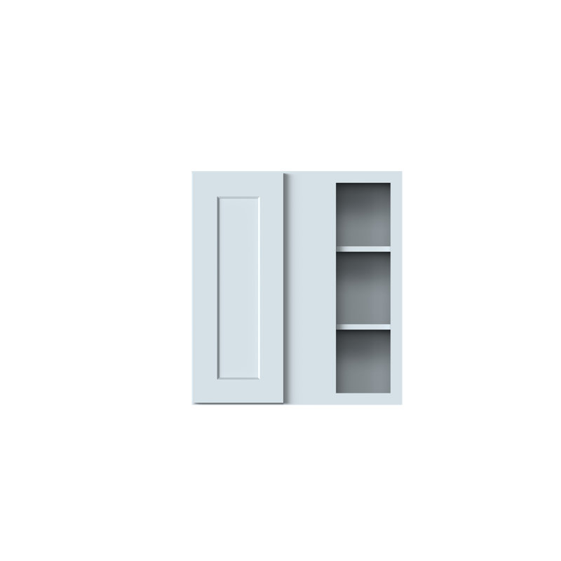 Armoire murale réversible de style Shaker de DL Cabinetry (prête à assembler) l 27 po x H 30 po x P 12 po - gris tourterelle