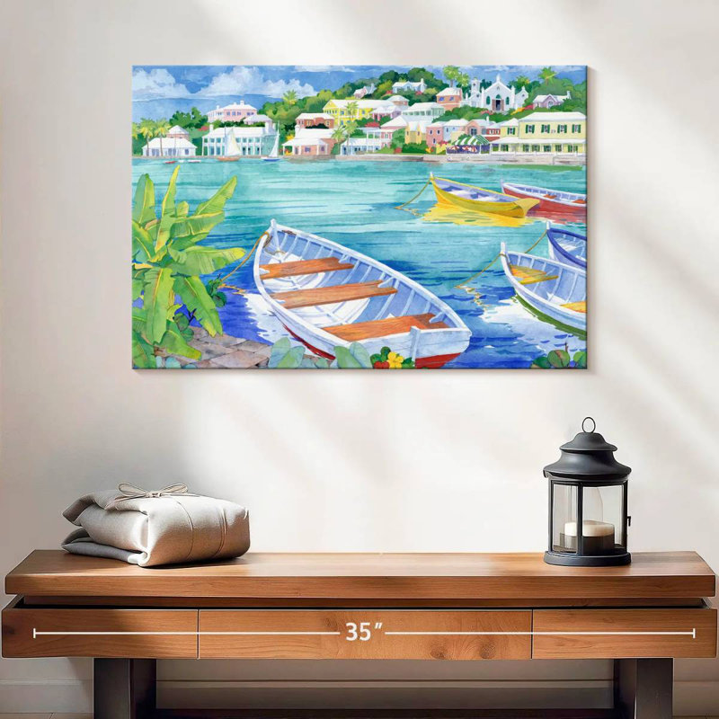 Mehar St. George Harbor, 16" H x 24" W