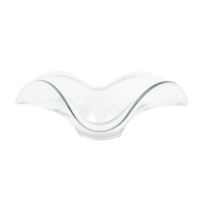HIBISCUS Glass Decorative Bowl