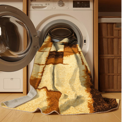  Tapis lavable avec pouding à la semoule lavable
