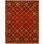 Hershel Wool Trellis Area Rug in Red