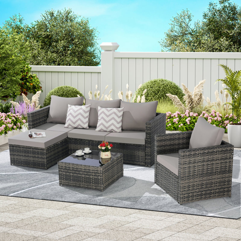 Ensembles repas pour patio, Gris clair