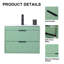 Ensemble de meuble-lavabo mural 24 po Green Modern