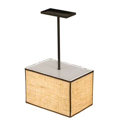 Luminaire suspendu allongé 18 po Quadrato