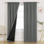 Paire de rideaux 100% occultant avec passe-tringle Deconovo-75196918-75196903