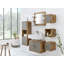 Trevon Square Pine Solid Wood Cube Shelf