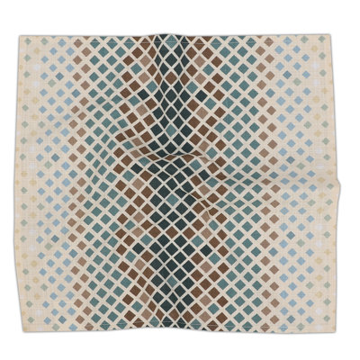 Serviettes en tissu imprimées, serviettes de table 100% coton, serviettes carrées multicolores, 20 couleurs et plus