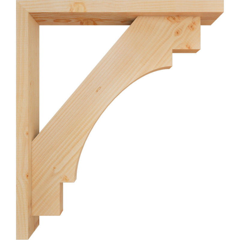 Support Merced Block avec support décalé, 30 x 26, Sapin Douglas de l 3 1/2 (lisse)