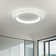 Deontee Modern Dimmable LED Flush Mount Ceiling Light with Remote Control