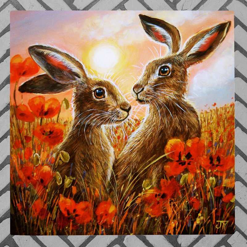 JUDITH YATES Farmhouse Wall Decor on Ceramic