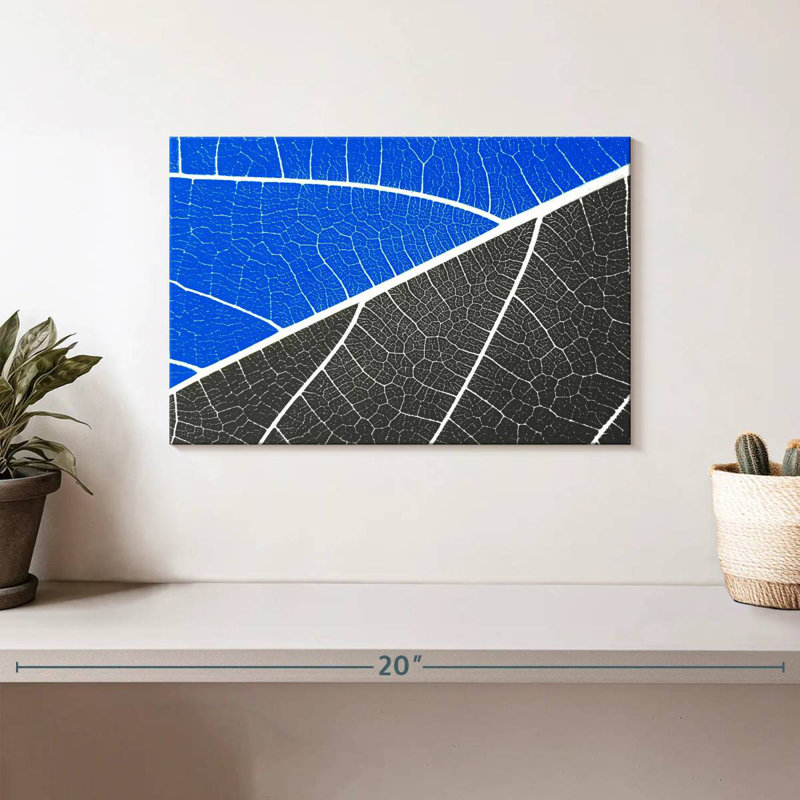 Feuille Harnek bleu gris